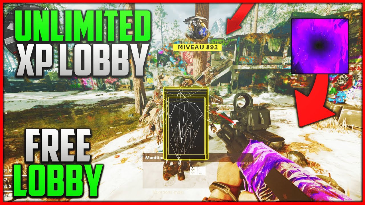 Black ops Cold War FREE XP LOBBY CAMOS / MODDED LOBBY ! ( BOCW 1.11