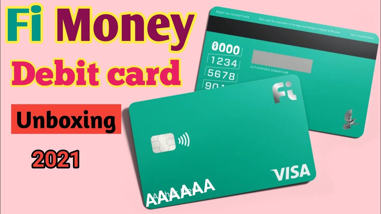 Fi Debit Card Fi Money Debit Card Unboxing Fi Money Debit Card