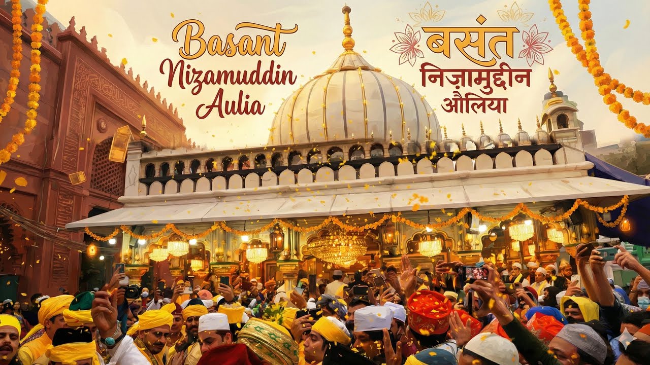 Basant || Khwaja Ameer Khusrau || Phool Rahi Sarson Sakal Ban || Ajmer Sharif