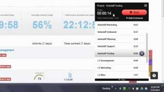 Hubstaff Time Tracking Software Walkthrough