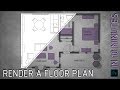 How to Render a FLOOR PLAN Using Photoshop IN 10 MINUTES!!!