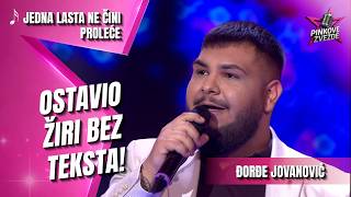 OSTAVIO ŽIRI BEZ TEKSTA! Đorđe Jovanović – Jedna lasta ne čini proleće (PINKOVE ZVEZDE)