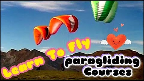 Paragliding Courses Learn to fly 🕊