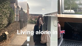 Living alone in UK 🇬🇧 #4 | University of Nottingham, Pharmacy Lab, Studying for Exams, Girls night