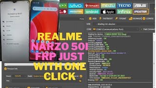 Realme Nrzo 50i FRP UNLOCK one Click with Unlocktool
