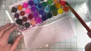 Painting Security Envelopes for Backgrounds PART ONE - The one with the chat.