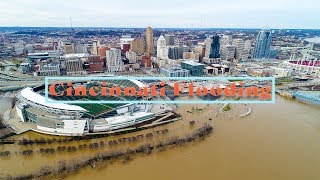 Cincinnati Flooding Drone Video