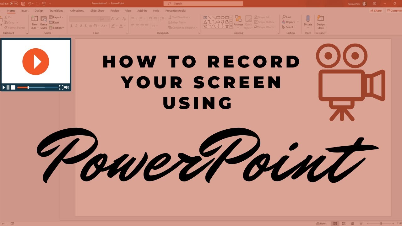 record and save powerpoint presentation
