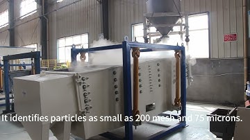 quartz sand screener, swing vibrating screen, quartz sand screening video