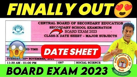 CBSE Good News🥰 Board Exam 15th Feb से शुरू नहीं होंगे😍| CBSE Released Exam Datesheet | Class 10/12