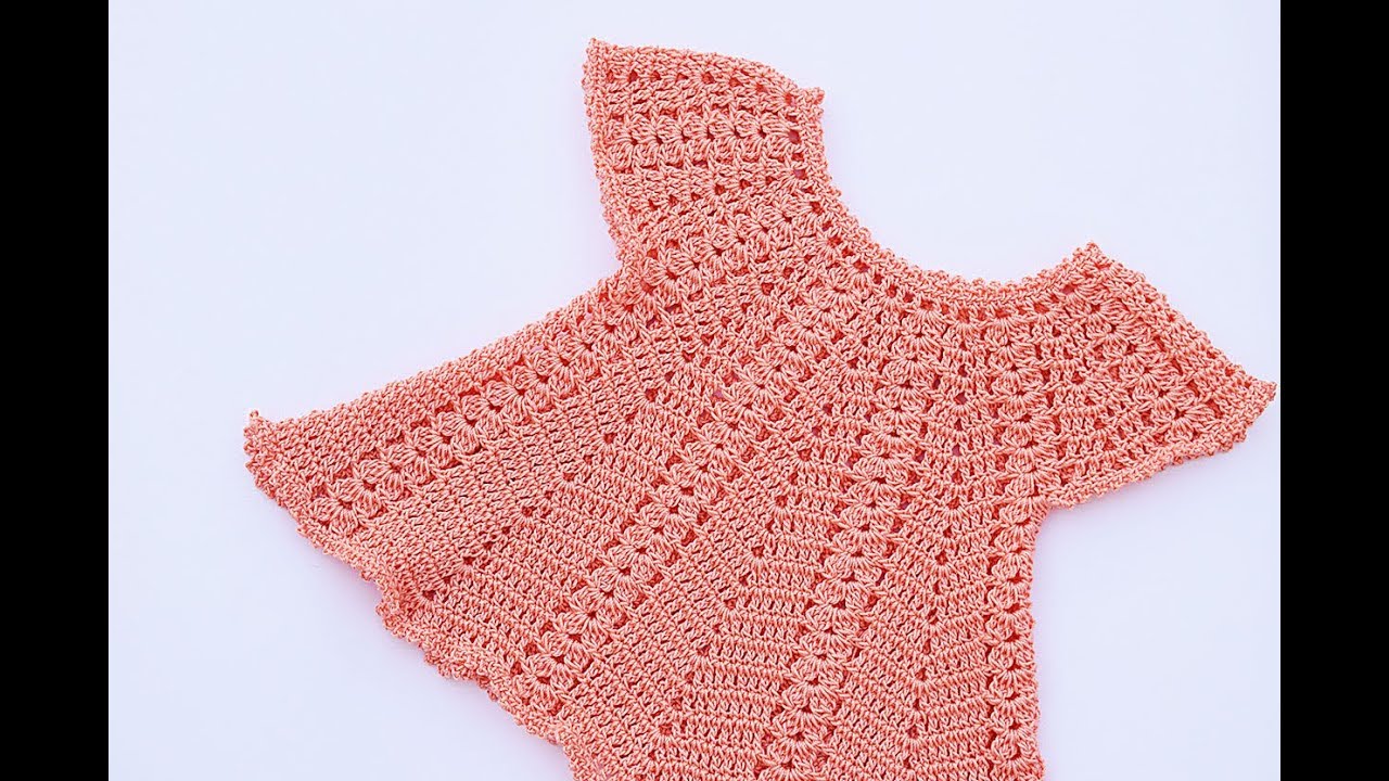 Crochet girl dress very easy- Majovel crochet - YouTube