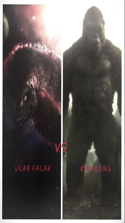 ular falak vs kingkong😱 #shorts