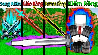 NẾU SLENDERMAN SỞ HỮU SỨC MẠNH CỦA KỴ SĨ RỒNG CÓ KIẾM RỒNG DÀI 100 MÉT TRONG MINECRAFT