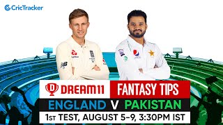 England vs Pakistan 1st Test - Cricket Fantasy Tips | ENG vs Pak Dream 11 playing XI | CricTracker |