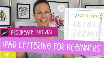 iPad Lettering For Beginners - Procreate Tutorial | Uppercase Letters