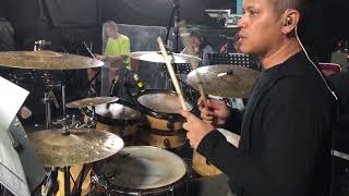 indonesian idol - MASIH ADA - SALMA - ONF - drumcam