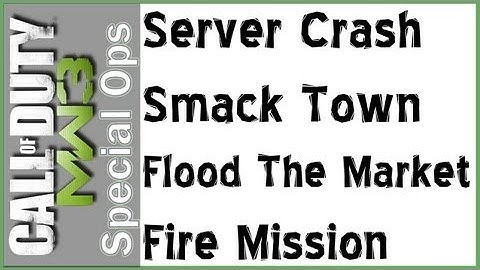 Call Of Duty Modern Warfare 3 - Special Ops - Server Crash To Fire Mission