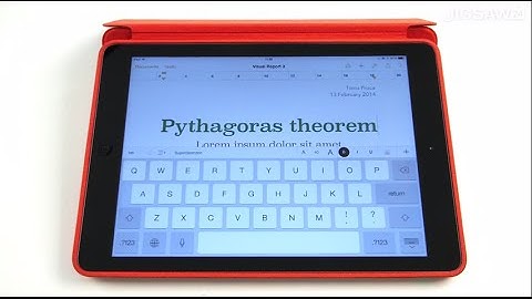 iPad in Education: Creating documents using Pages