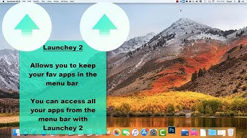 Mac Apps on the menu bar (Shortcuts)