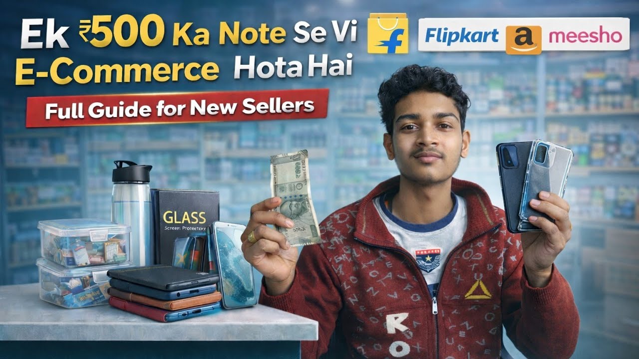 Ek ₹500 Ka Note Se Vi E-Commerce Hota Hai | Complete Beginner Guide ...