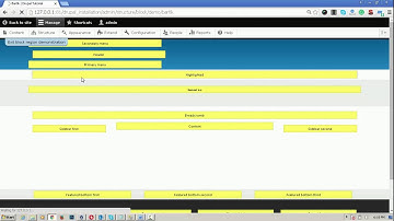 Drupal 8 Tutorial For Beginner Session 2 - Druapl Basic Configuration Admin Menu