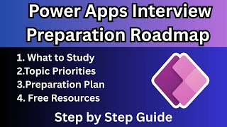 Power Apps Interview Preparation Roadmap
