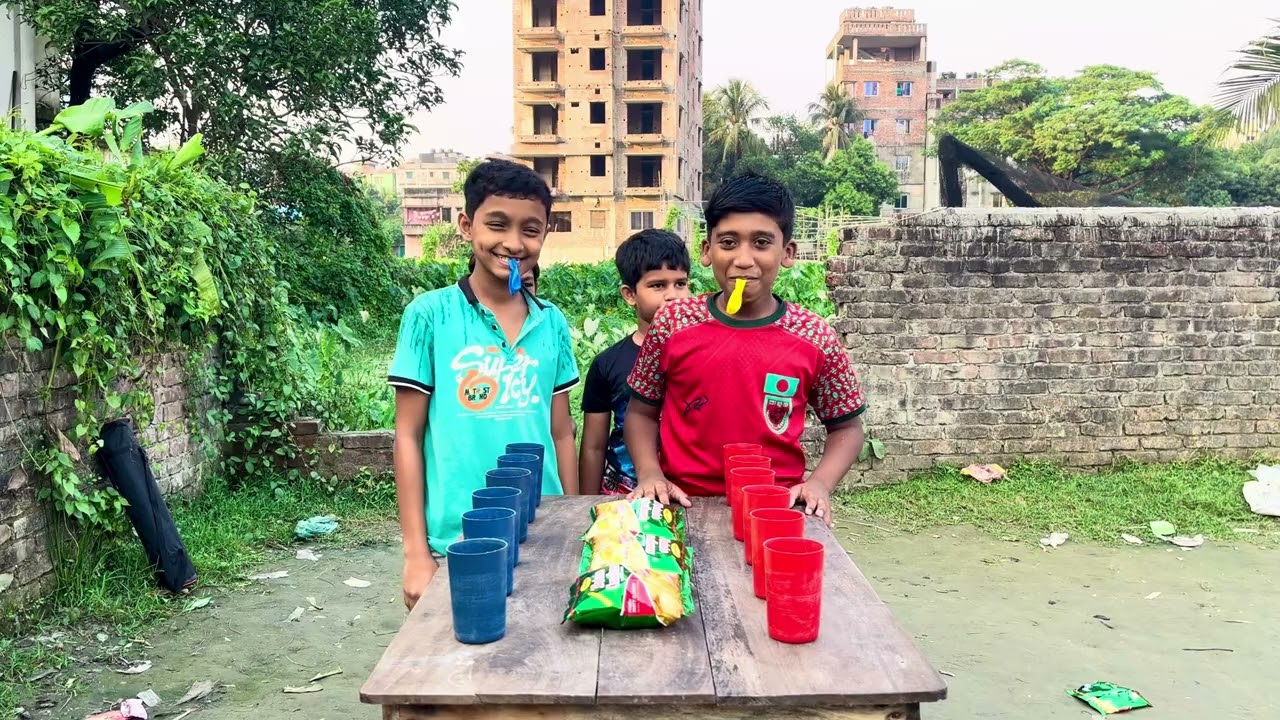 Bangla gaming video || colour cup game || 