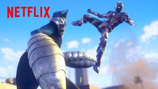 Epic Rooftop Battle ULTRAMAN: Final Season Clip Netflix Anime