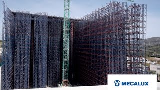 How to build an automated cladrack warehouse? Timelapse  Interlake Mecalux