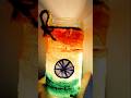 DIY Tricolour Bottle Lamp Craft 🇮🇳 | Best Republic Day  Idea#viral#shorts#craft#trending#ytshorts