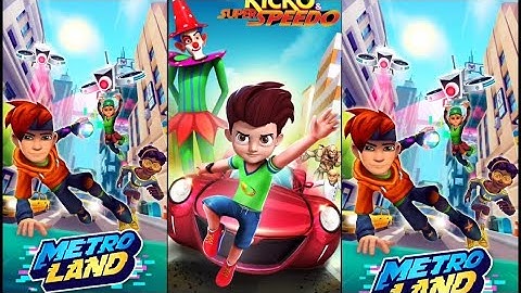 Kicko And Super Speedo V/S Metro Land Gameplay Android/Ios 🥳🥰
