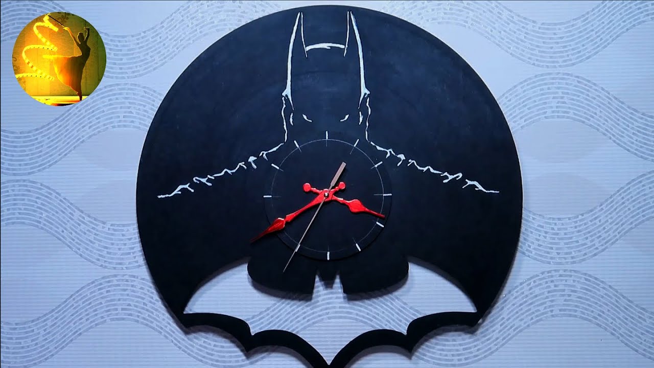 DIY Batman Wall Clock | Wall Clock Design Ideas | Pacific