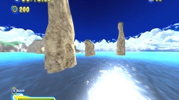 SonicGenerations wave ocean mach speed section mod speedrun [speed hack]
