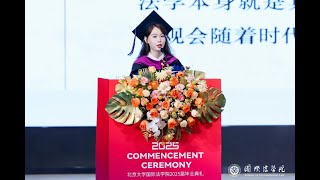 Pidato Wisuda STL 2025: Perwakilan Mahasiswa JD/JM SHI Tong