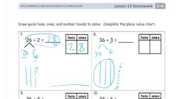 lesson 13 homework module 4 grade 1