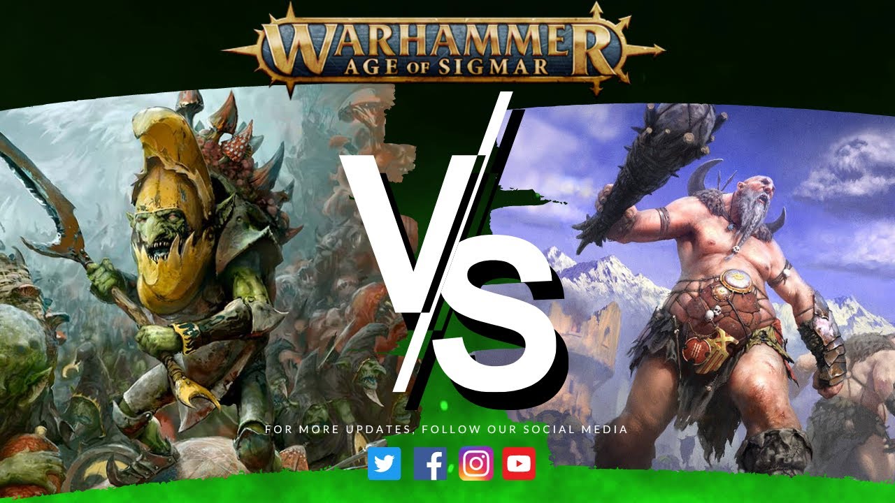 Gloomspite Gitz Vs Sons of Behemat, Age of Sigmar Battle Report