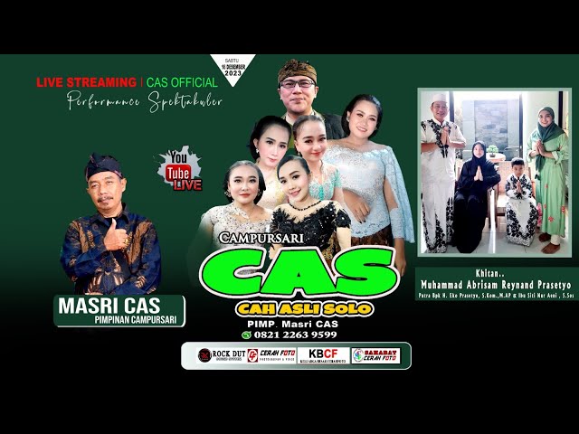 LIVE🔴 CAMPURSARI CAS (CAH ASLI SOLO) | Khitanan MUHAMMAD ABRISAM REYNAND PRASETYO | RK AUDIO class=