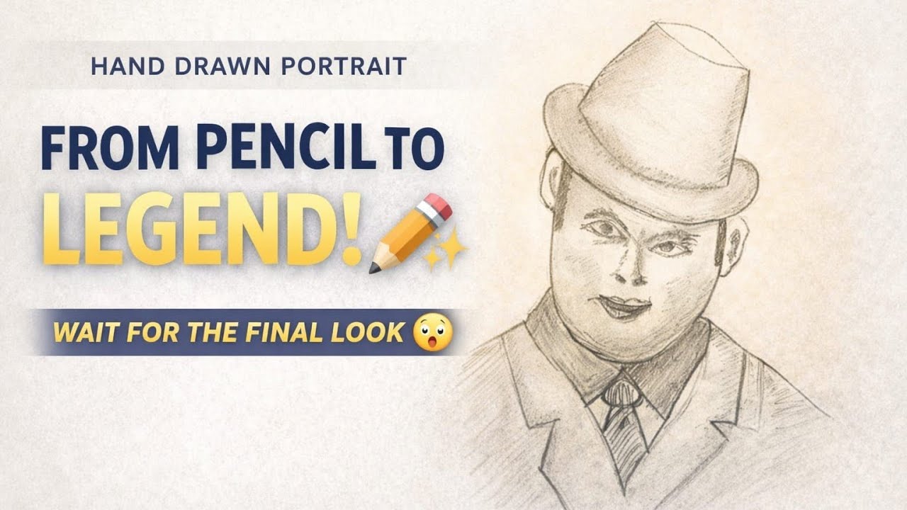 I Drew This Classic Gentleman… The Ending Shocked Me! 🎩✏️