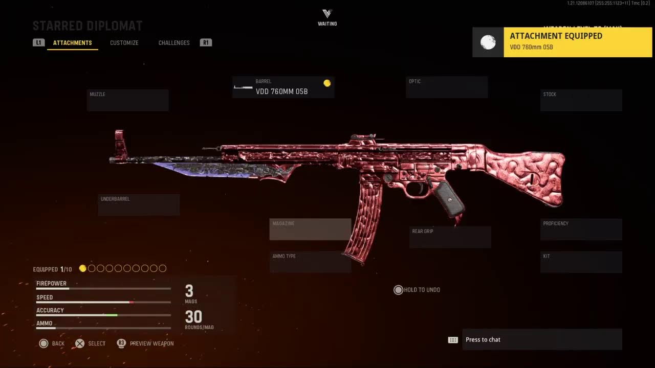 Call of Duty Vanguard - GOLDEN VIPER (STG-44)