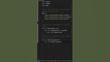 How to optimize API calls in Python? Optimize Python API Calls with asyncio & aiohttp!