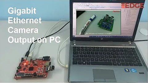 High Speed Ethernet Streaming of CMOS Camera using EDGE ZYNQ SoC FPGA kit
