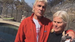 Couple Escapes Wildfire by Taking Shelter in Pool For 6 Hours
