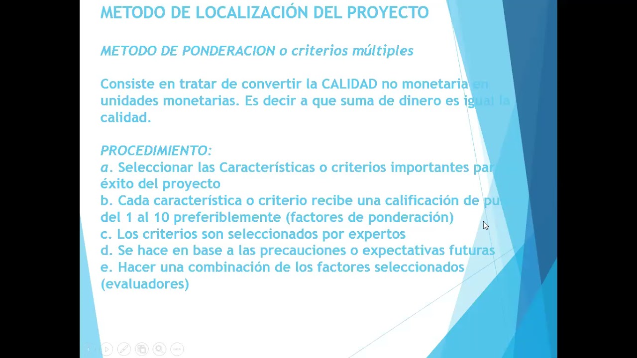 METODO DE PONDERACION III2021
