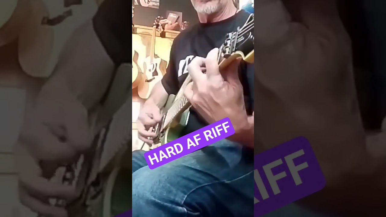 Hard hitting old school riff. 