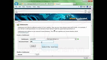 Hướng Dẫn Tạo Subdomain trên Cpanel