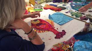 Susan Carlson September 2017 Maine Quilt Retreat Classroom Walkthrough