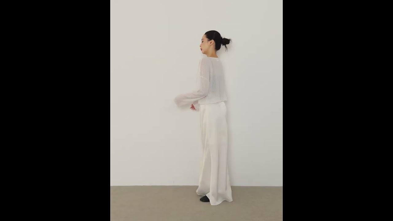enof sheer cardigan 未使用品　ホワイト Sheer Cardigan White – non private