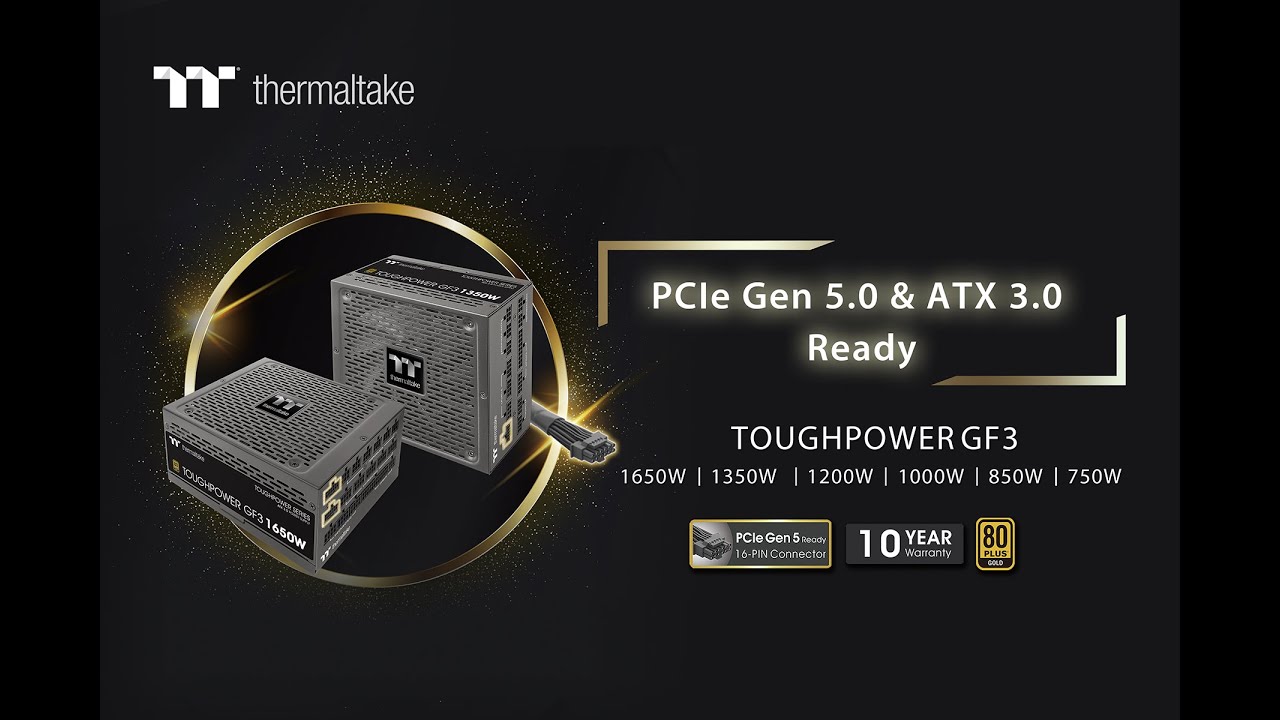 ALIM MODULAIRE THERMALTAKE TOUGHPOWER GF3 850W ( PCIE 5.0) 80 +