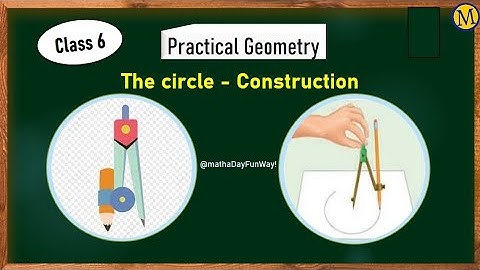 Class 6 Maths| Practical geometry-part 2| Circle Construction #circles #geometricconstruction 