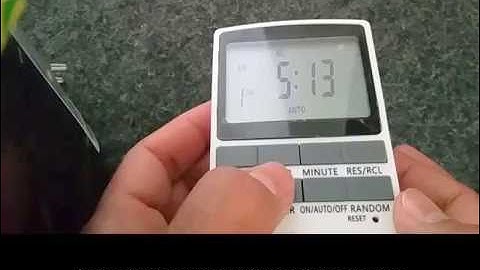 Enover Digital Timer Set Up (How To)